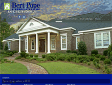 Tablet Screenshot of bertpope.com